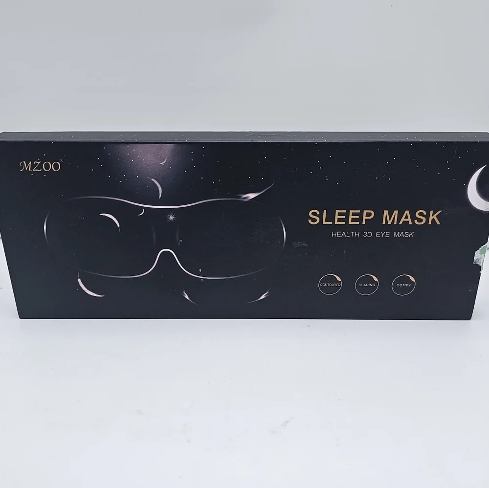 Luxury 3D Memory Foam Sleep Eye Mask –  100% Light Blocking for Men & Women